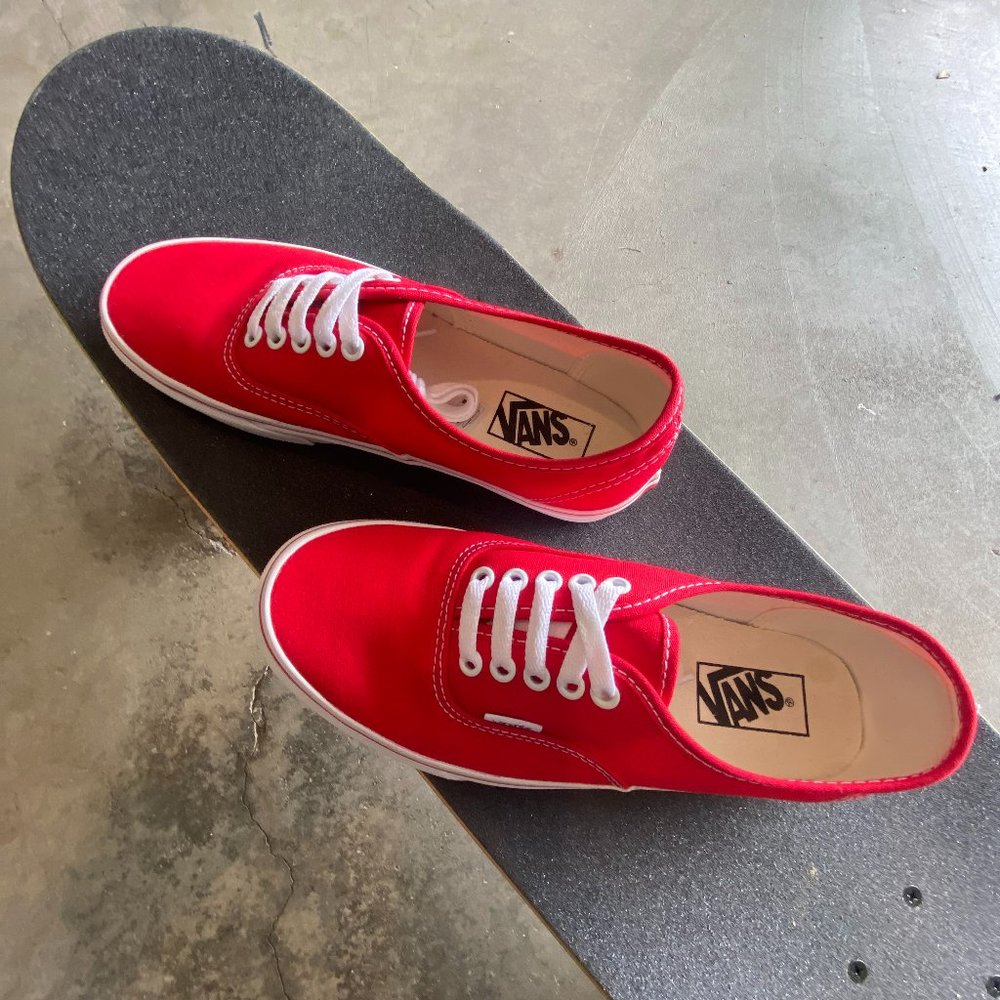 Vans Heritage Low-top Red Mens US Sz.7.5 / Womens Sz.9 - Picture 3 of 9